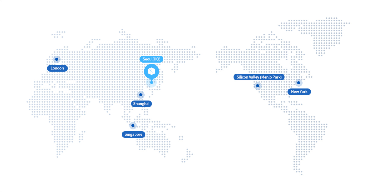 Seoul(HQ), Shanghai, Singapore, Silicon Valley(Menlo Park)