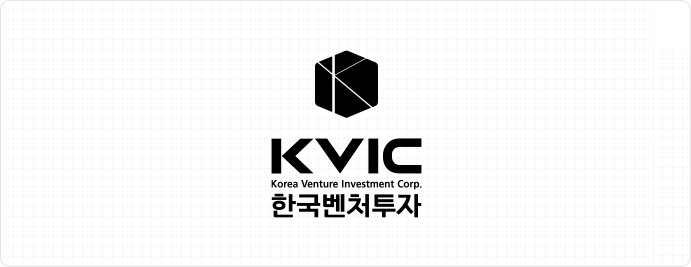 kvic 한국벤처투자 시그니처 세로형 black
